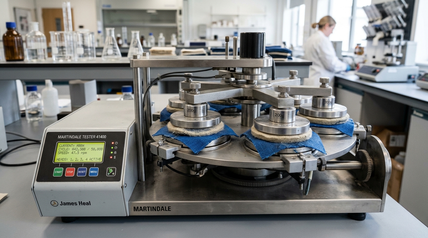 Martindale rub testing equipment